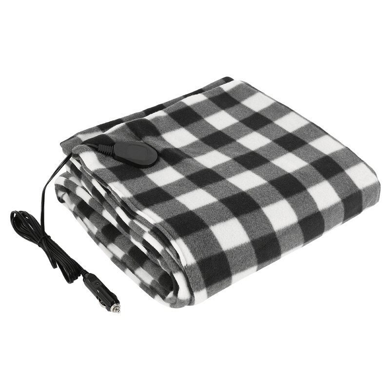 12v bil värmefilt varm bil el filtar road trip värme täcke filt bil el värme filt