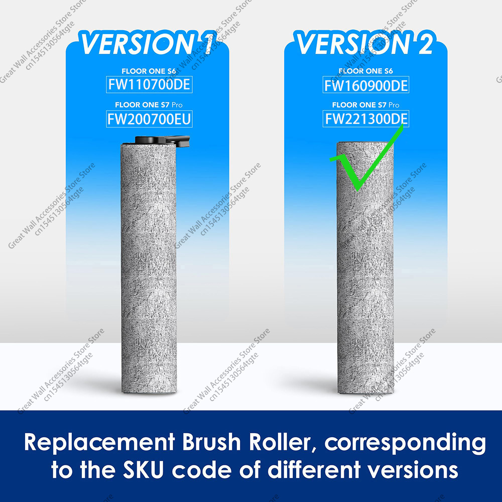 Brosse à rouleau pour aspirateur Tineco Floor One S6/S7Pro Version 2/S7, accessoires de remplacement, filtres, rouleau de brosse