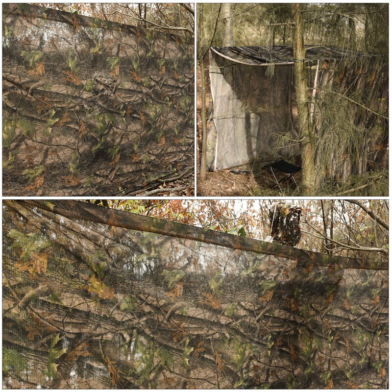 1.5 M Breedte Single Layer Ademende Maple1.0 Camouflage Luifel Cover Mesh Stof Doek Binnenplaats Tuin Hek Decoratie