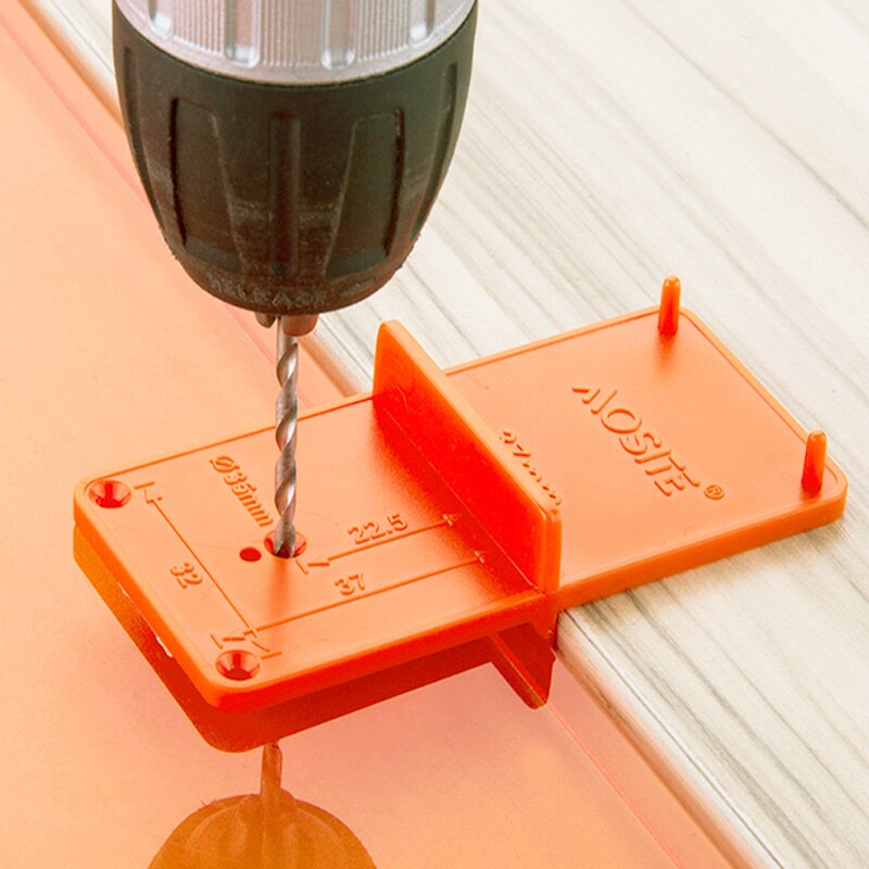 35/40mm punch hengsler bore hull åpner bor bit guide bore hull verktøy hull lokalisering skap trebearbeidingsverktøy dør trebearbeiding