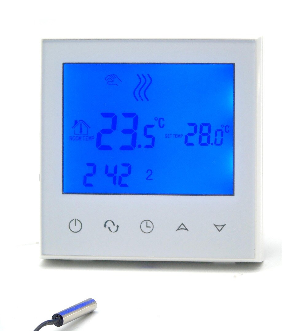 LCD touch programmable Floor Heating Thermostat for Underfloor Warm System