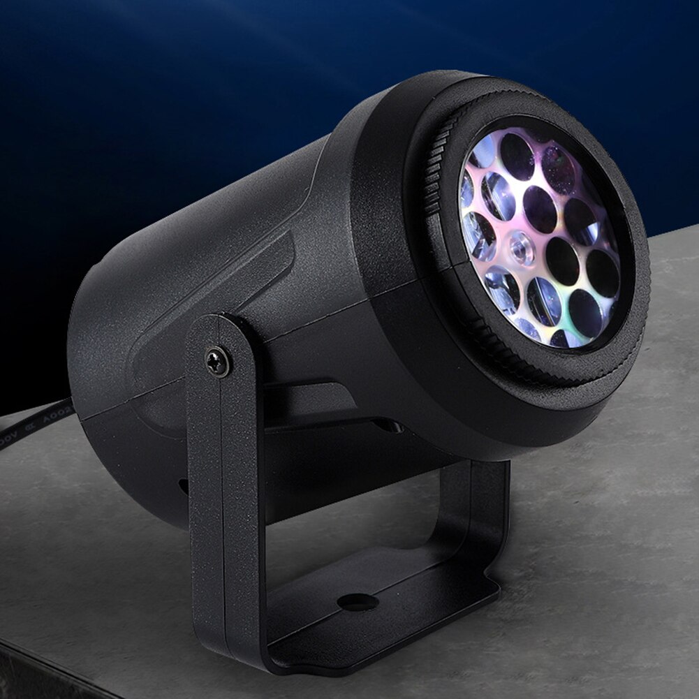 Acheter Projecteur LED veilleuse flocon de neige projecteur lampe extérieure 360 ​​° rotatif maison Festivals décoration de fête