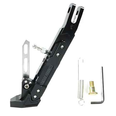 CNC Upgrade Foot Support for KUGOO G-Booster G2 Pro Electric Scooter Kick Stand Parking Bracket Adjustable Kickstand Parts: Upgrade black