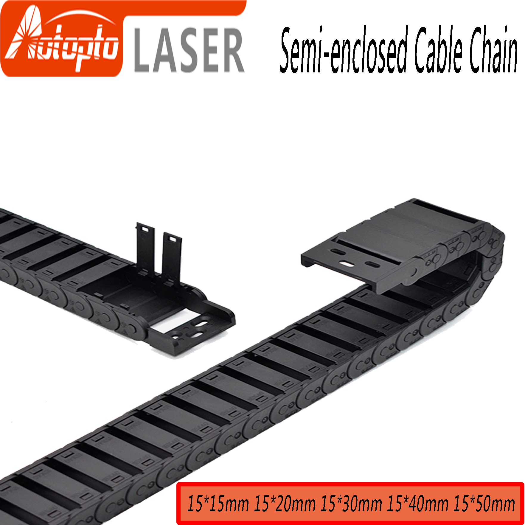 Cable Chain Semi-Enclosed 15*20 30 40 50mm Wire Tr... – Grandado