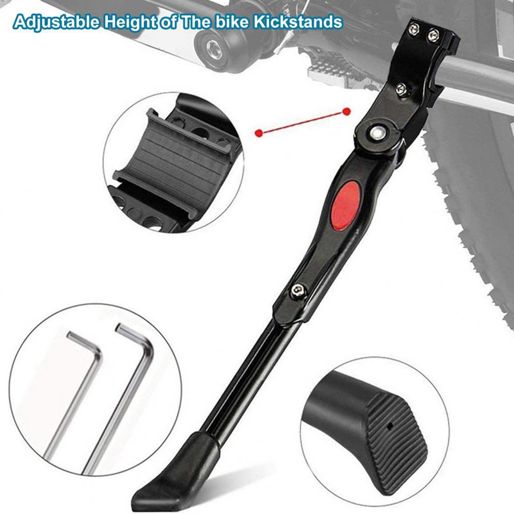 Bike Kick stand Road Bike Parking Racks Mountain Kickstand Cycling Side Stand Foot Support Adjustable Brace Cycling Parts