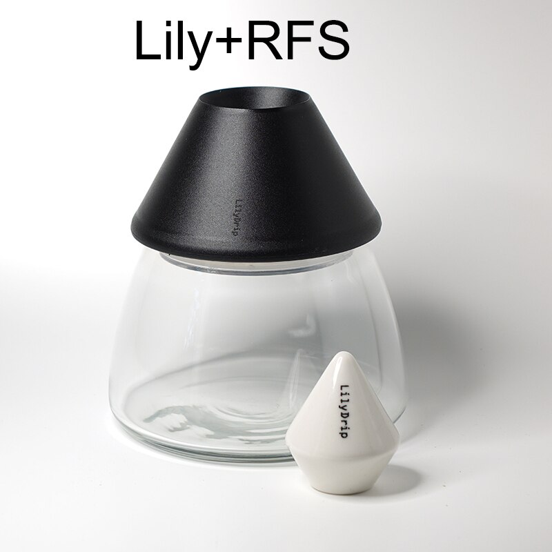 Lilydrip coffee dripper transformer brewer filter paper inverter Compatible for most cone dripper V60 brewer set help brewing: Lily RFS