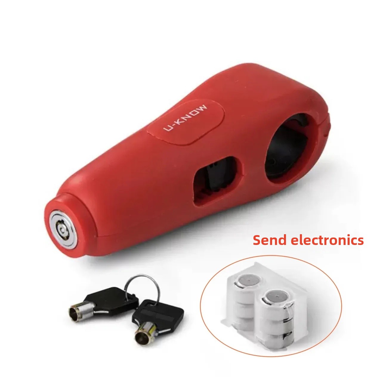 Anti-diefstal Handig autosleutelslot Elektrische fiets Motoroliepedaalslot Remslot Flesvormslot Auto-accessoires: Hennep