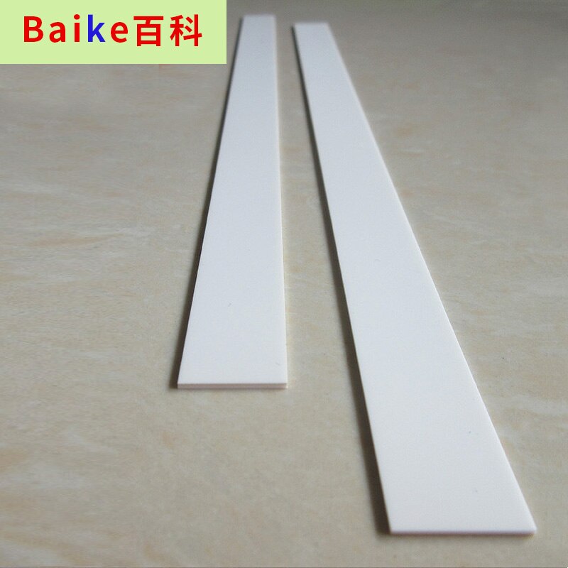 2pcs / 4 pcs Non-porous Alumina Ceramic Sheet 15*260*1mm High Temperature Resistant Insulating Ceramic Sheet Thermal Conductive