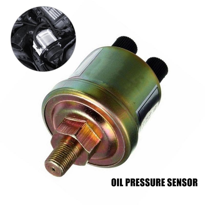 1/8NPT, sonda de presión de aceite de coche, sensor de presión de aceite de doble cabeza, sonda de presión de aceite, Conector de inducción, caja blanca