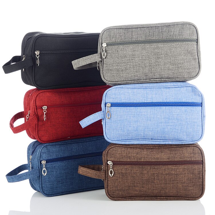 Nylon Portable Travel Toiletry Bags Solid Men's Outdoor Bags Large Capacity packing cubes Waterproof Handbags