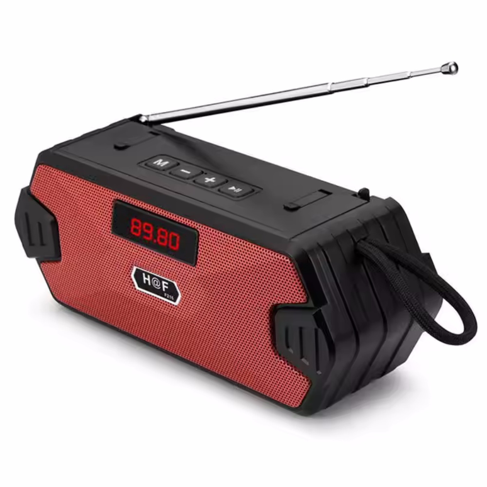 Przenośny głośnik bezprzewodowy Zgodne z Bluetooth zewnętrzne głośniki USB z odbiornikiem radiowym FM AUX TF MP3 Głośnik do telefonu PC
