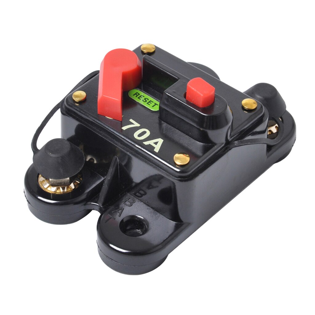 70A AMP Manual Reset Circuit Breaker 12v Car Boat Power Safety Protection