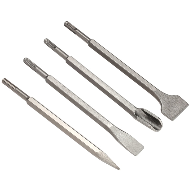 7 stk sds pluss meisel settpunkt spor flat meisler elektrisk hammer meisel betong/murstein/vegg/flis slotting kjedelig promo