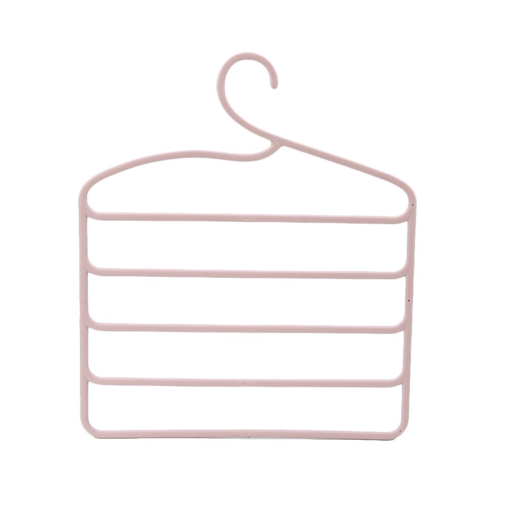 5 couches multifonctionnel pantalons cintres supports pantalon cintre espace économiseur étagère de rangement vêtements cintre armoire placard organisateur: 2