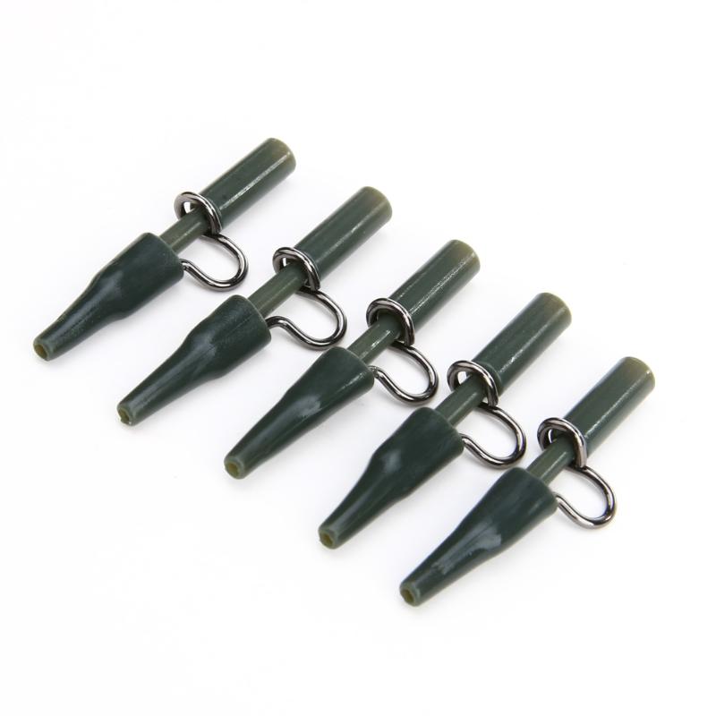 20pcs Carp Fishing Heavy Duty Lead Clip with tail Rubber Carp Fishing Accessories Kit for Fishing Tackle Equipment