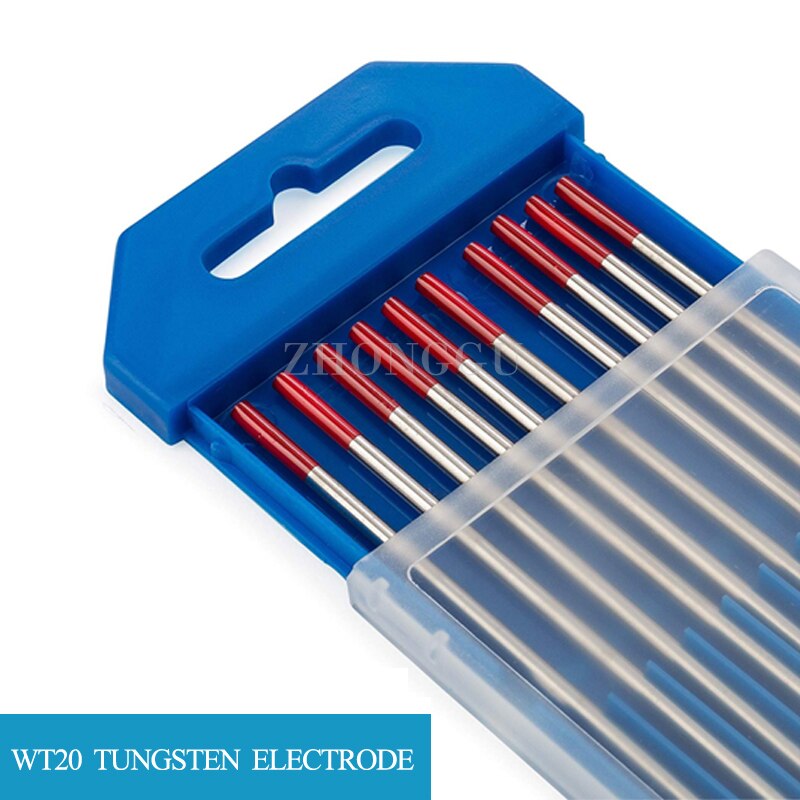 10 stk wolframelektroder til tig-sveising 1.6mm 1/16 ''  wc20 wl15 wl20 wp20 wt20 wz8: Wt20