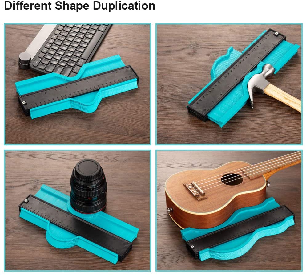 Contour Gauge Profiel Universele Tool Heerser Contour Duplicator Tool Precies Kopie Onregelmatige Vormen Overzichtstekening Template