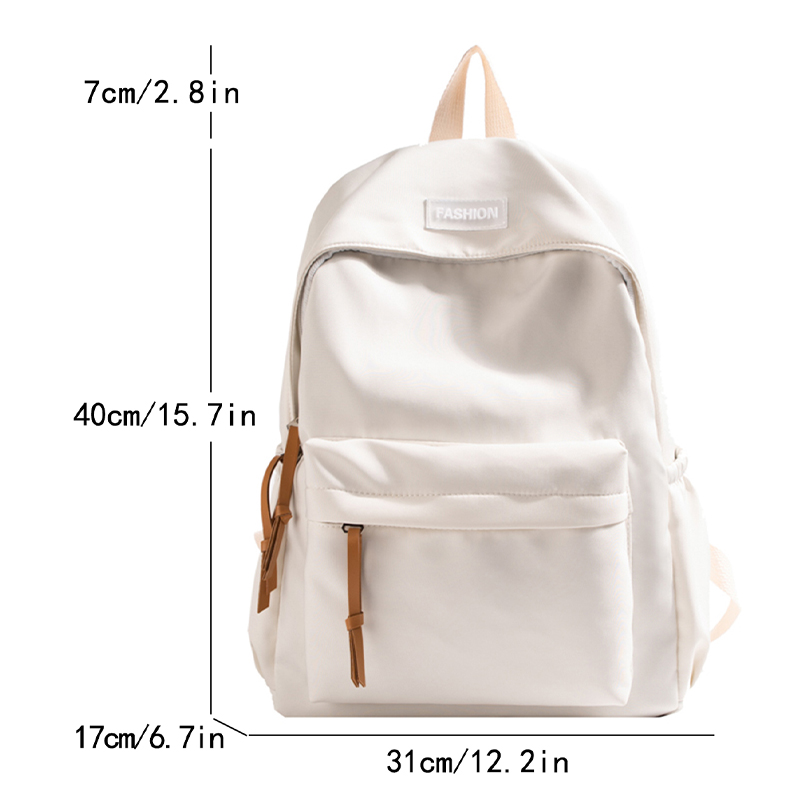 Kawaii grande capacidade all-match mochila versão coreana saco de armazenamento simples de volta às aulas material de escritório bonito papelaria