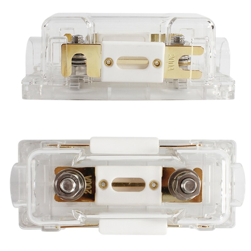 Universal Automotive Fuse for RV Travel Trailer Motorhome Transparent Fuse Holder Wearproof Bolt-on Fuse