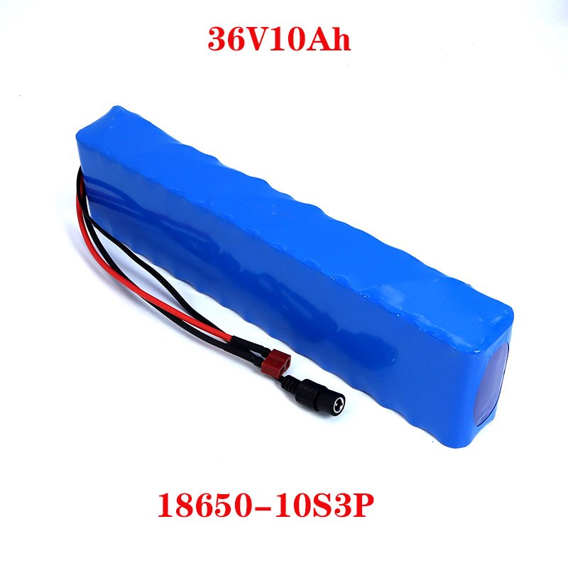 36V 10Ah 600watt 10S3P lithium ion battery pack 20A BMS For xiaomi mijia m365 pro ebike bicycle scoot T plug