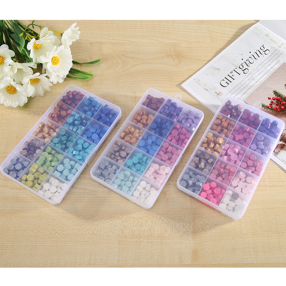 Tee itse kahdeksankulmainen sinettivaha tabletti sinetti omistettu leima vaha pilleri helmet scrapbooking hääkortit koriste askartelu