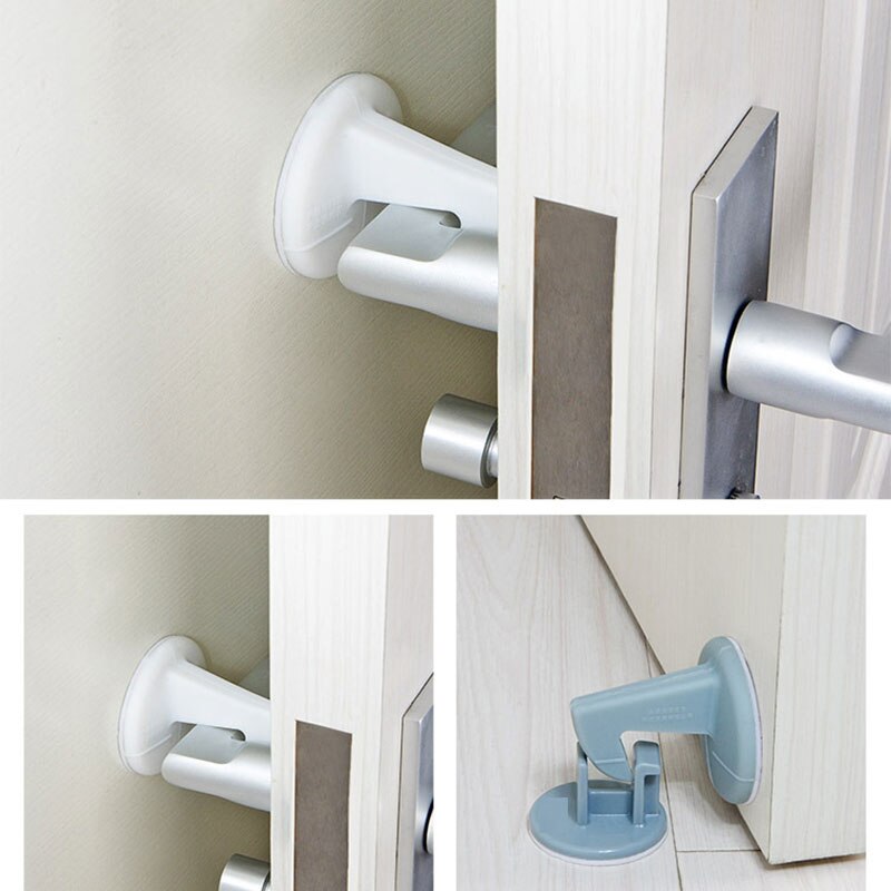 Deurklink Crash Pad Set Creatieve Siliconen met Haak Muur Kussen Pad Thuis Deur Anti-Flip Pad