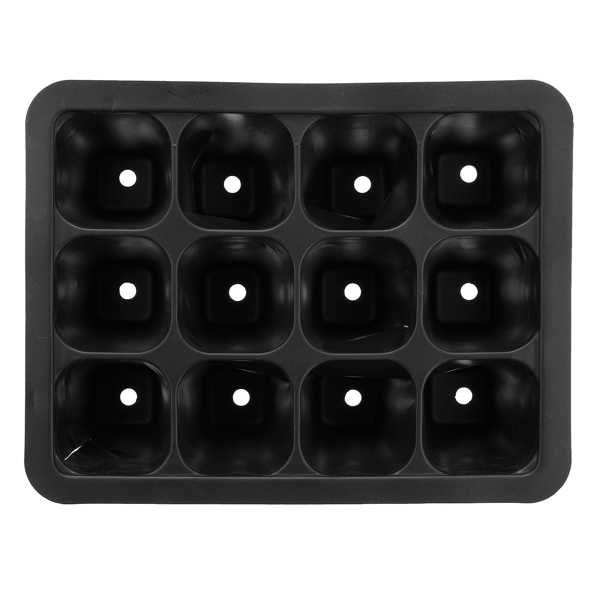 12-cells Lid Grow Box Greenhouse Sow Seed Propagation Box Kit Seedling Flower Cut Tray Garden Pots And Planters