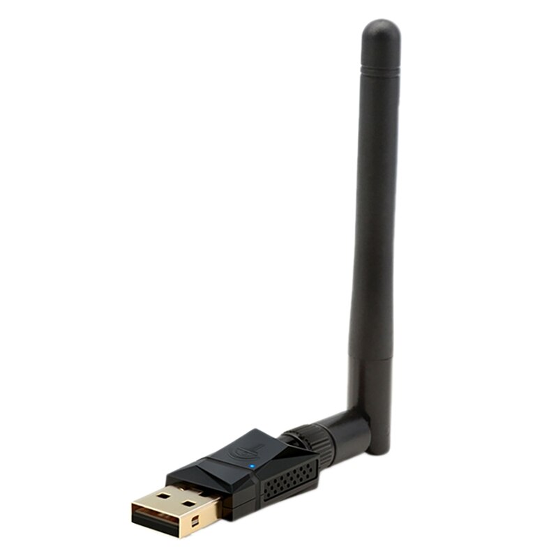 WiFi Transmitter Receiver 600 Mbps 2.4G+5G Dual Band USB Computer Wireless Network Card Wifi Adapter Black: Default Title