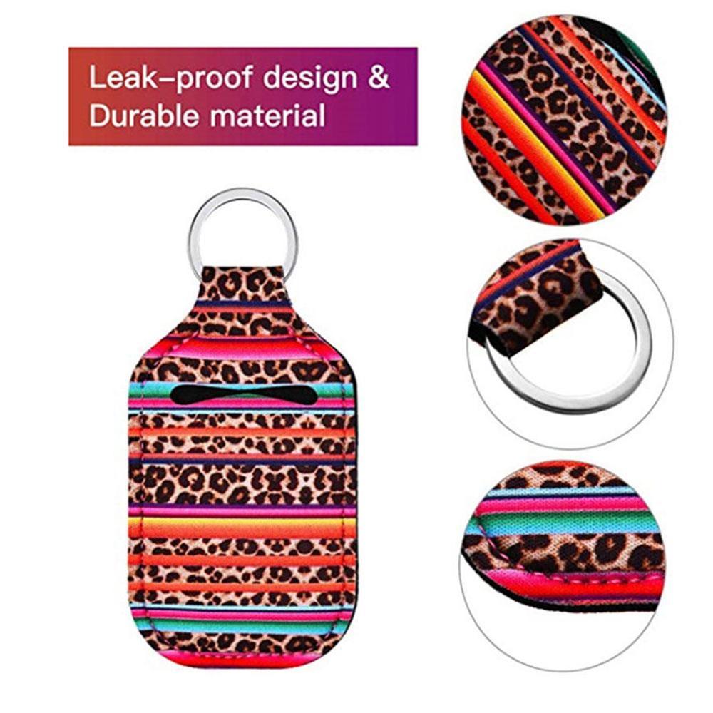 Beauty Lotion Keychain Holder Travel Bottle Refillable 30ml Carrier Reusable Keychain Flip Bottles Beauty Cap with Containe T5I7