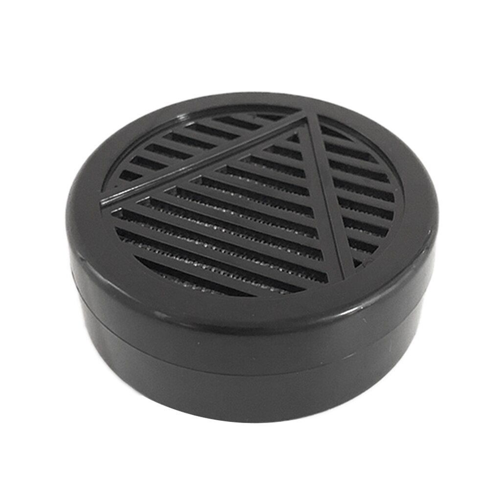 Round Cigar Humidor Humidifier 70 Crystal Black Durable ABS Plastic
