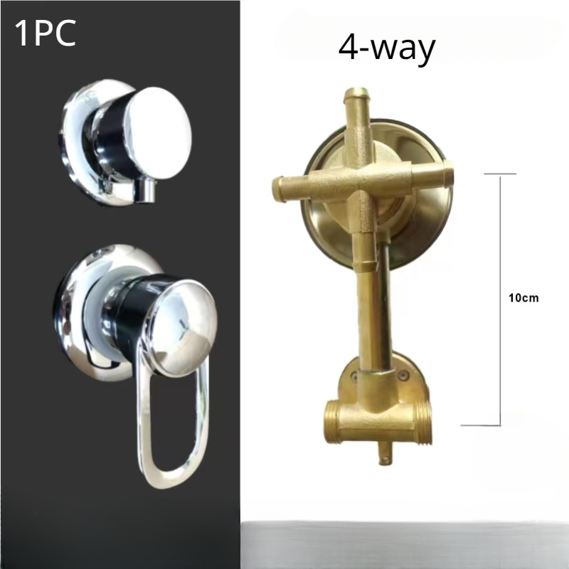 2/3/4/5 Way Shower Switch Control Shower Room Faucets Mixer Shower Cabin Accessories Valves Diverter Tap