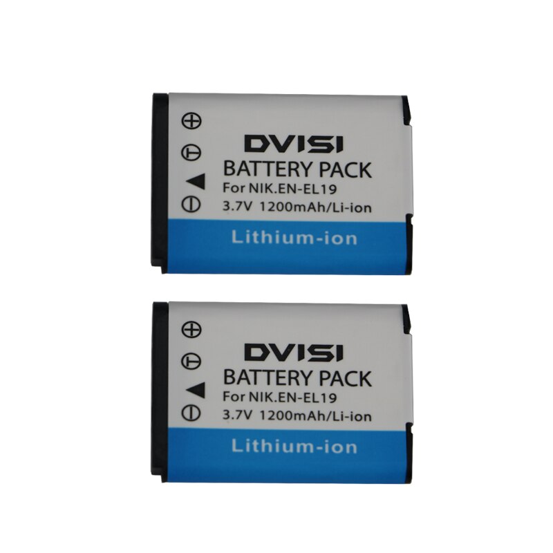 3.7V 1.2Ah EN-EL19 ENEL19 Camera Battery for Nikon Coolpix S3100 S3200 S3300 S4100 S4200 S4300 S4400 S5200 S6400 S6500