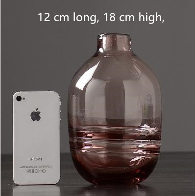 stained glass vase, home office restaurant table decoration , Nordic modern vase