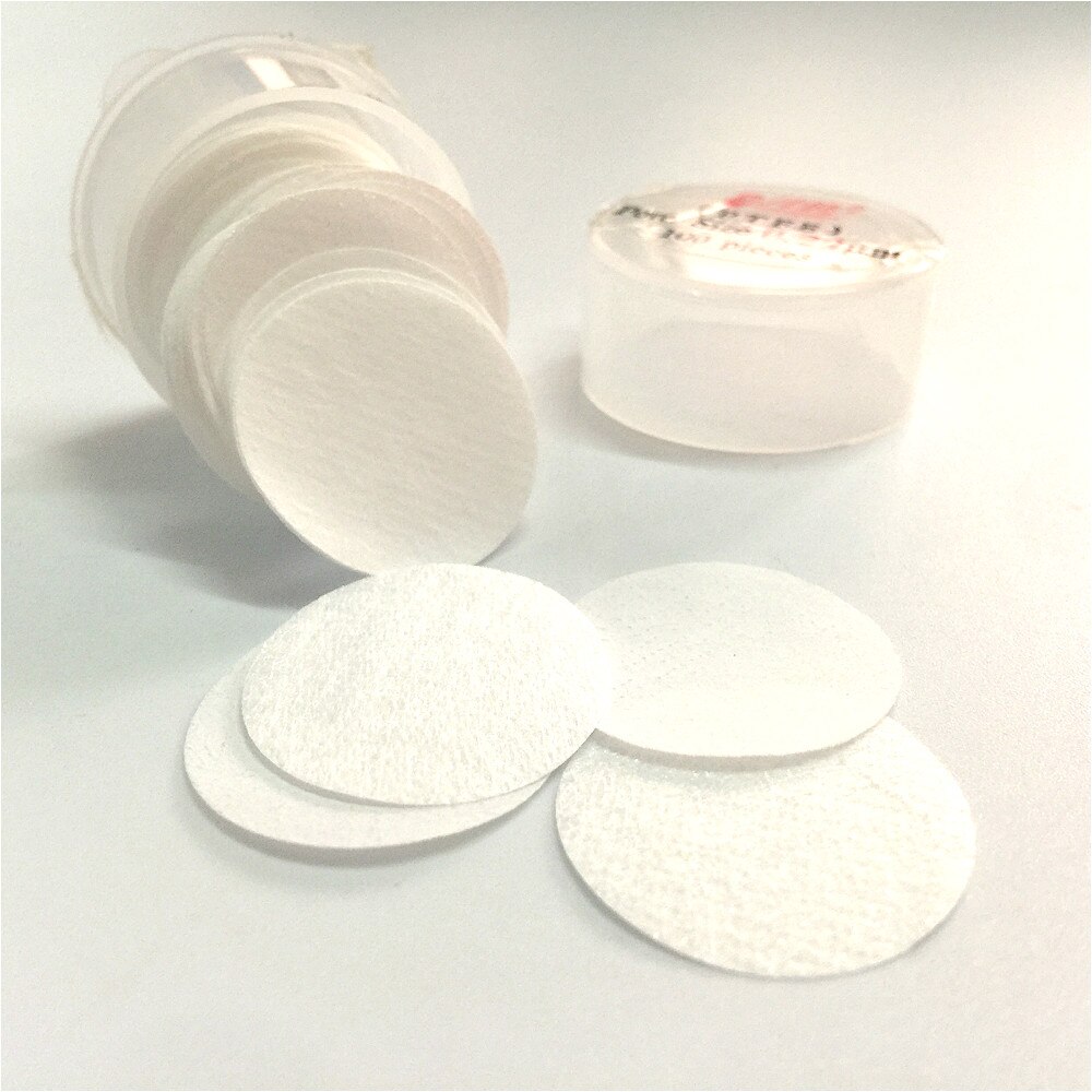 Mikroporöse Membran Filter PTFE Durchmesser 13 mm 25 mm Hydrophilen PTFE Mikro Filter Membranen Poren Größe 0,45 um 0,22 um 100 / PK