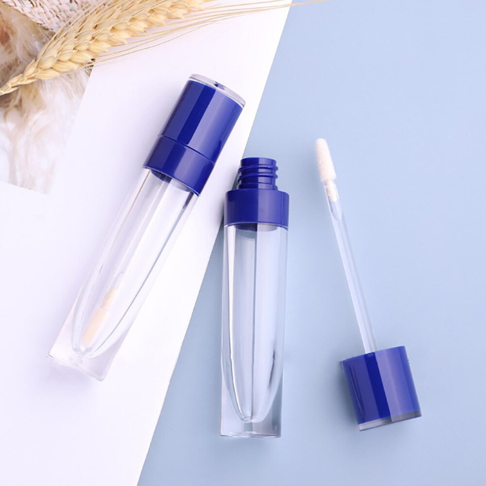 1 stk 8ml lipgloss tubes klare tomme beholdere mini genopfyldelige læbepomade flasker læbe glasur prøver rejse gør-det-selv makeup værktøjer
