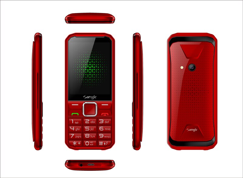 F9 Mobiele Unicom 3G 4G Oude Man Mobiele Telefoon Grote Woorden Luid Groot Scherm Ouderen Captain Standby Straight mobiele Telefoon Buitenlandse Trad: add 8G TF card / red