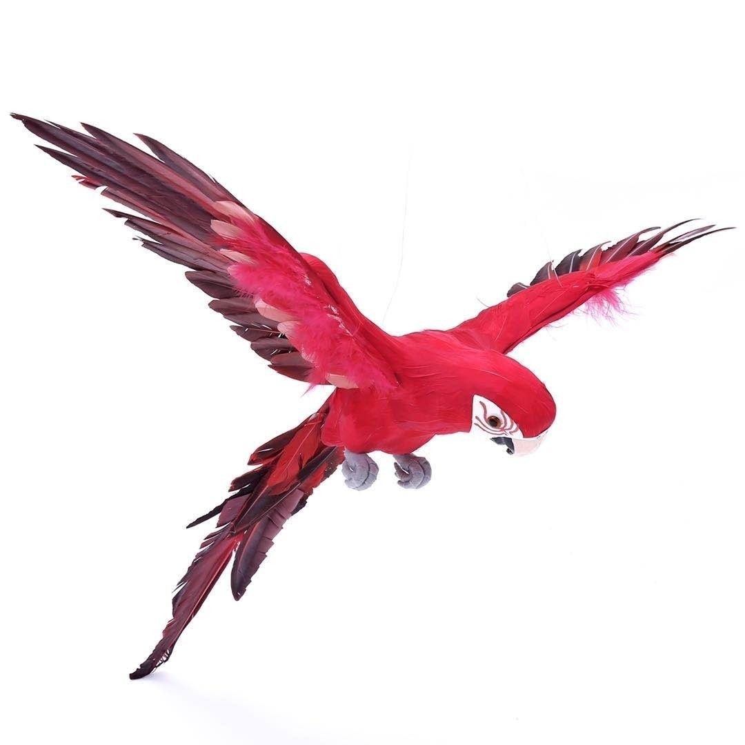 Artificial Parrots Bird Home Decor Simulation Birds Vividly Parrots Garden Cute Outdoor Pond Decoration