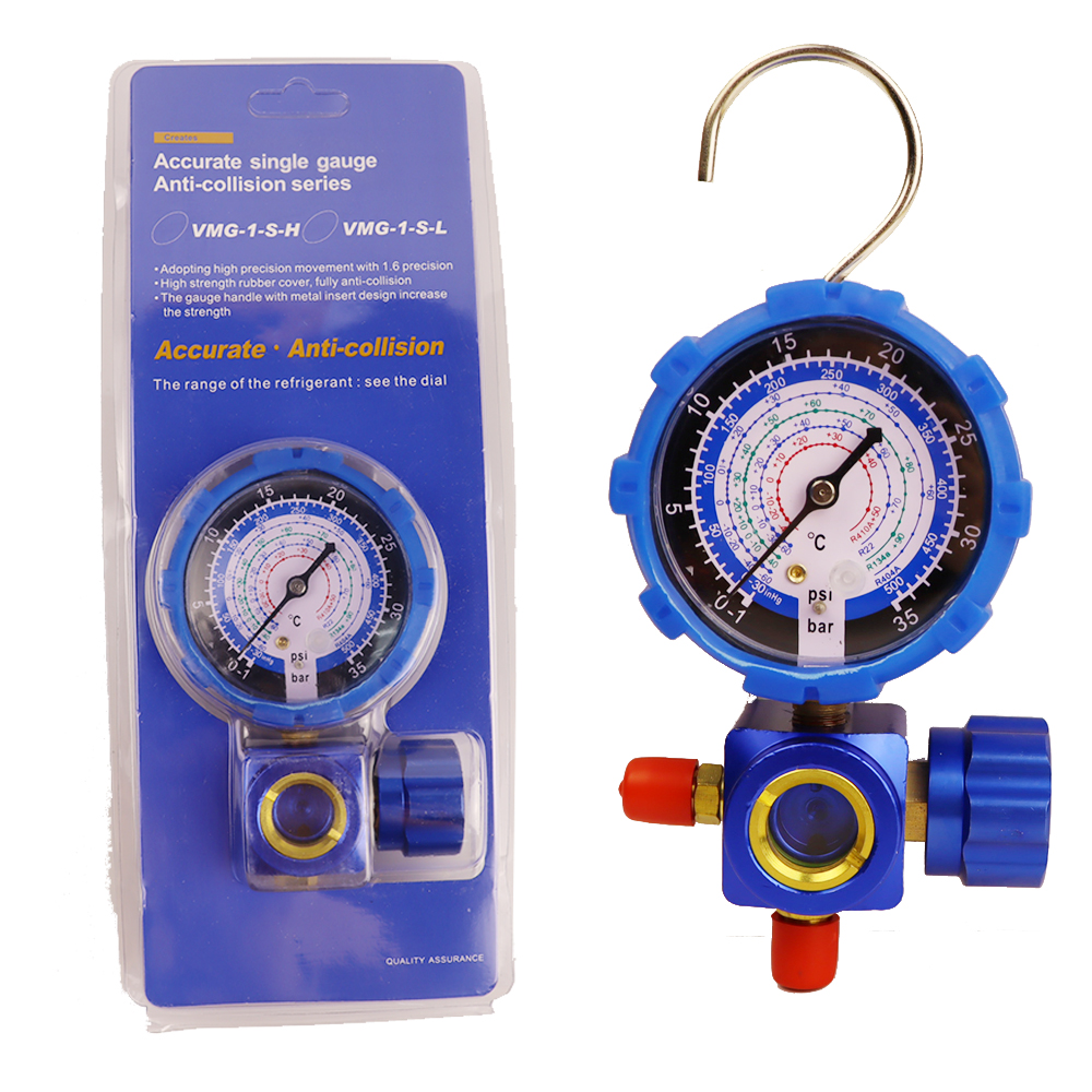 59'' Airconditioning AC R134A Koelmiddel Vulslang Kit Met Manometer R134a Kan Snelle Stoom Aanraken R410a Rechte Gezamenlijke Adapter 8112