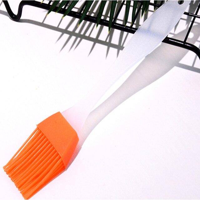 Brosse à Gel de silice haute température, outil de cuisson pour Barbecue, poignée en PP, outils de cuisine pour BBQ, 1 pièces: Orange