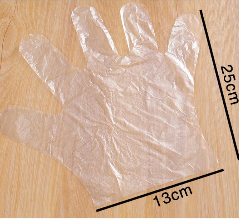 Luvas de cozimento de cozinha para casa, limpeza, descartável, vinil, multifunção, transparente, fina, à prova d'água