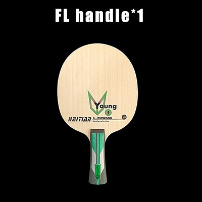 5 ply Table Tennis Blade Pure Wood Light Weight Beginner Training Ping Pong Paddle Racket: FL Long handle