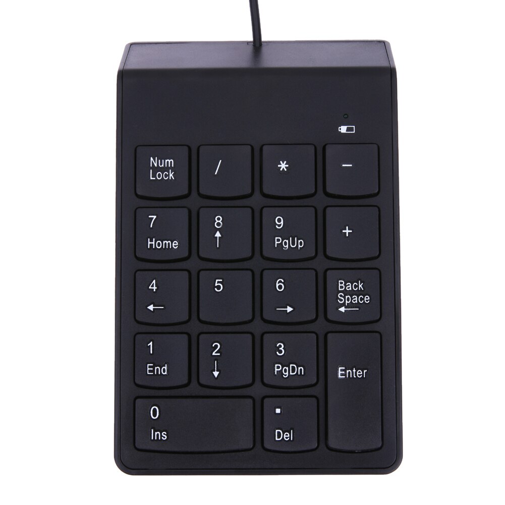 19 taster bluetooth ledning/trådløst numerisk tastatur mini numerisk tast digitalt trådløst tastatur for finansregnskap tastatur: B linjelengde 147cm