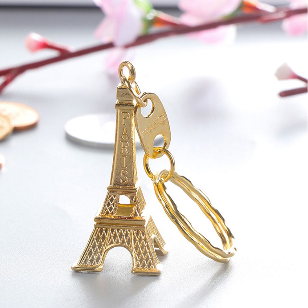 Torre Eiffel Turm Keychain Für Schlüssel Souvenirs, Paris Tour Eiffel Keychain Schlüssel Kette Schlüssel Ring Dekoration Schlüssel Halfter: Gold