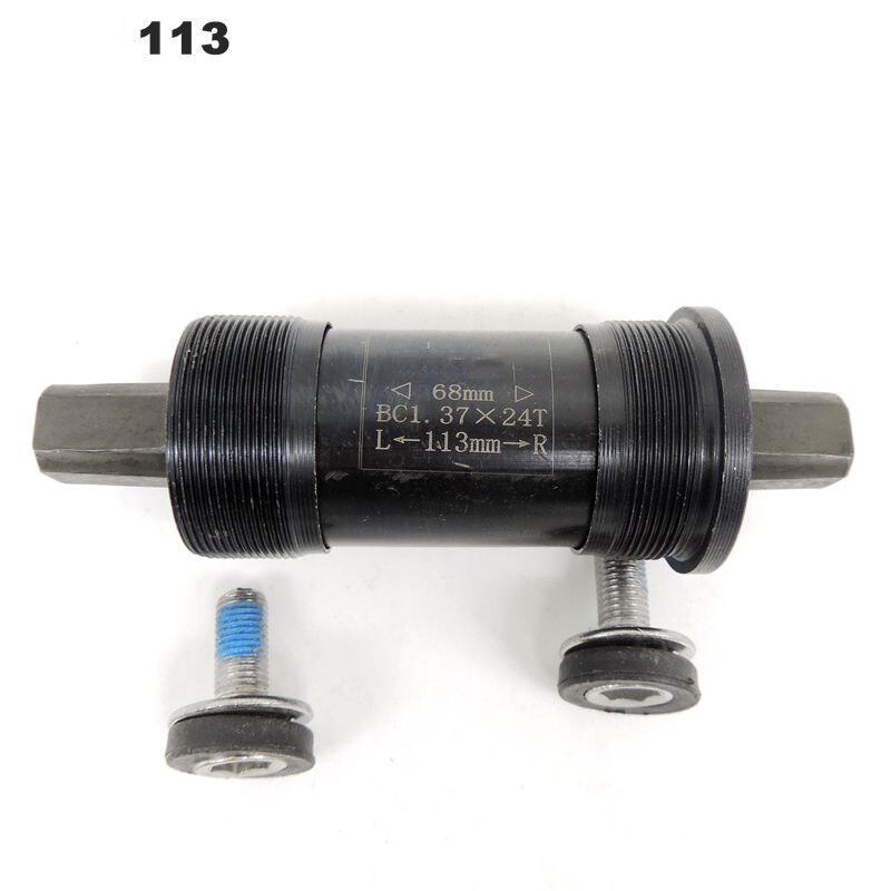 Bicycle Bottom Bracket 103/113/118/122.5 Waterproof 68mm Screw/Thread Type Crankset Bearings Bicycle Axis Parts: F-113