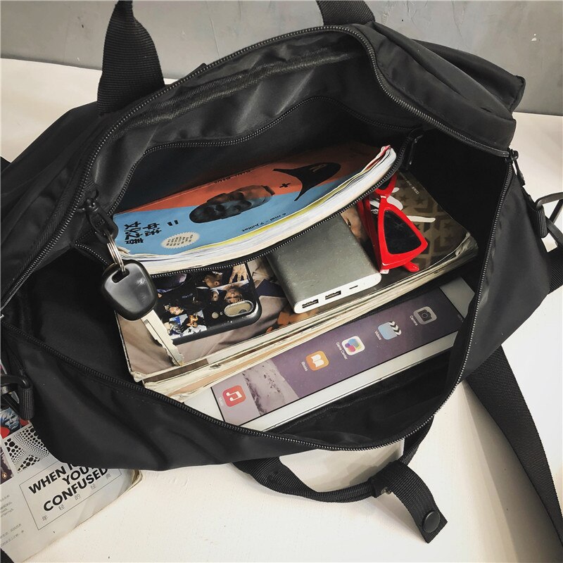 Bolsa de viagem masculina, bolsa de viagem de náilon da moda, masculina, para finais, de ombro, à prova d&#39;água