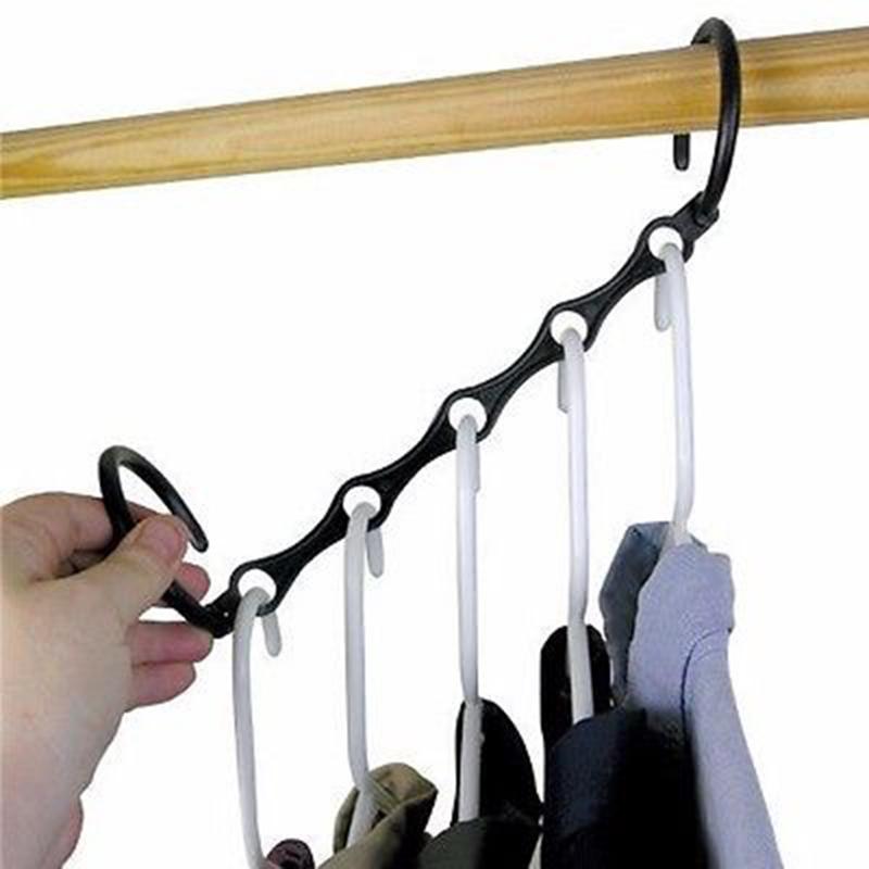 Multifunctionele Magic Kleerhanger Space Saver Wonder Magic Kleerhanger Rack Antislip Kleerhanger Organizer