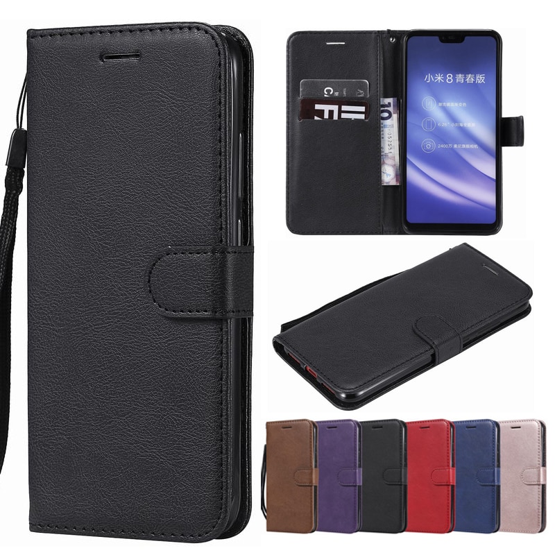 fallen Für Xiao mi mi 8 Lite fallen Abdeckung kippen Brieftasche Leder Taschen Für Xiao mi 8 Lite mi 8 lite Telefon fallen Mit Karte Halfter Buch Abdeckung