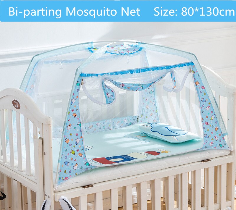 Moustiquaire Portable | Lit de bébé pliable, dessin animé, soutien-bas, tentes de berceau, moustiquaires pour enfants de moins de 10 ans: fuyanglan 80x130cm