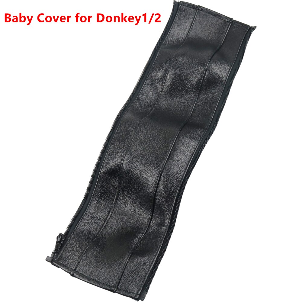 Coperture in pelle Pu per Bugaboo asino 1 2 3 passeggino carrozzina braccioli custodia protettiva maniglie coperture Bumber passeggini accessori: donkey1 2 baby black