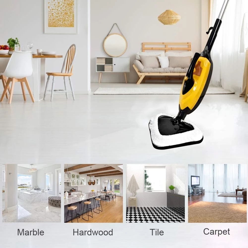 Washable Reusable Mop Pad For Steamboy X5 H2O H20 S302 S001 SKG Handhled Vacuum Cleaner Cleaning Cloths Microfiber Steam Mop